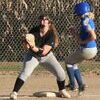 Autumn Armour is safe stealing third base in the game against North Callaway.
